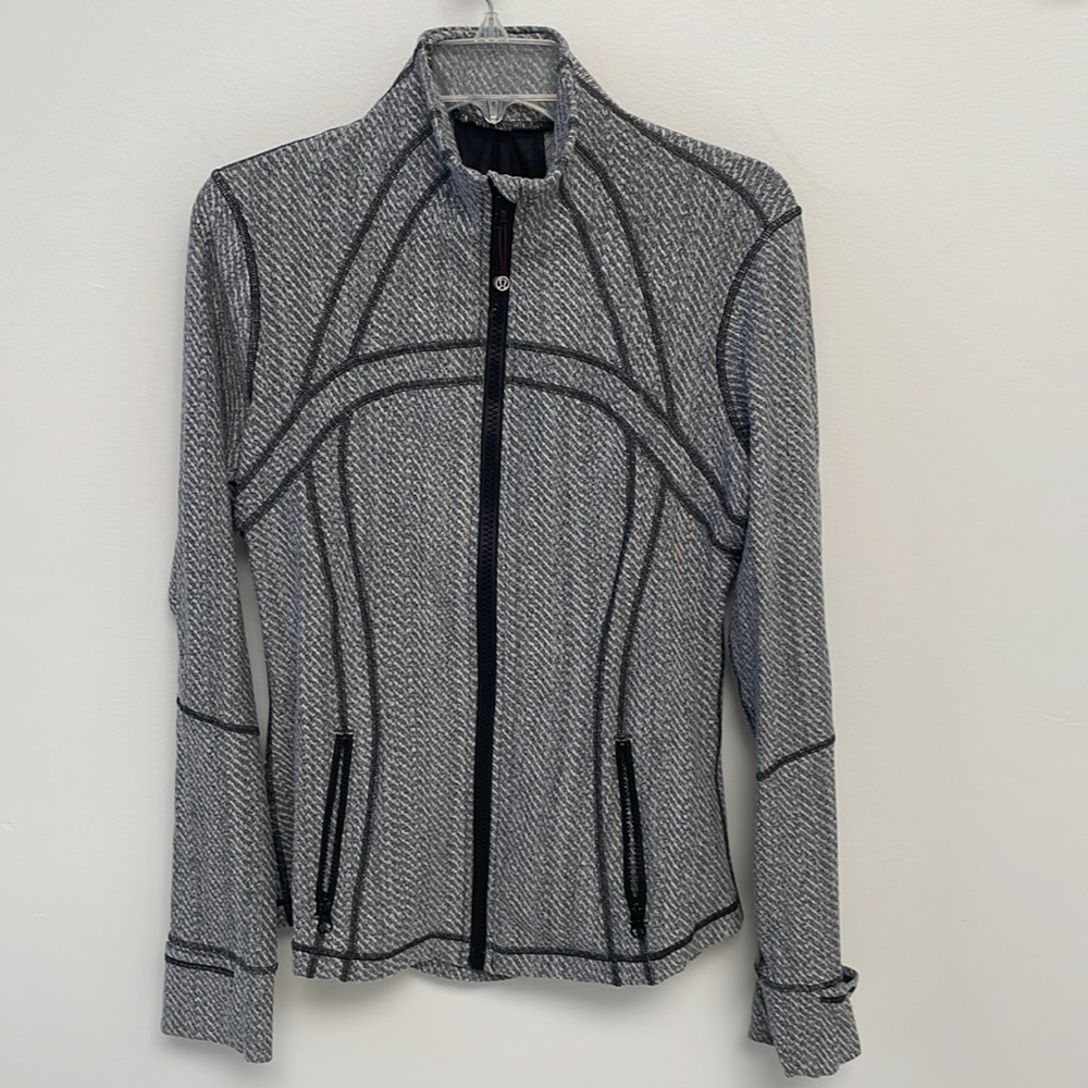 Lululemon Define Jacket in Herringbone Stretch
